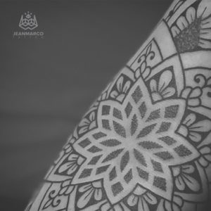 Detalle Mandala Tattoo estilo henna